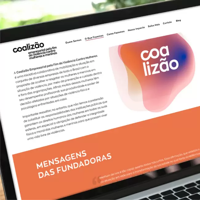 Divulgao do Rebrand da Coalizo Empresarial 2023.