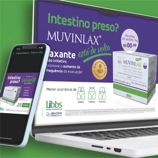 Relançamento do Muvinlax da Libbs